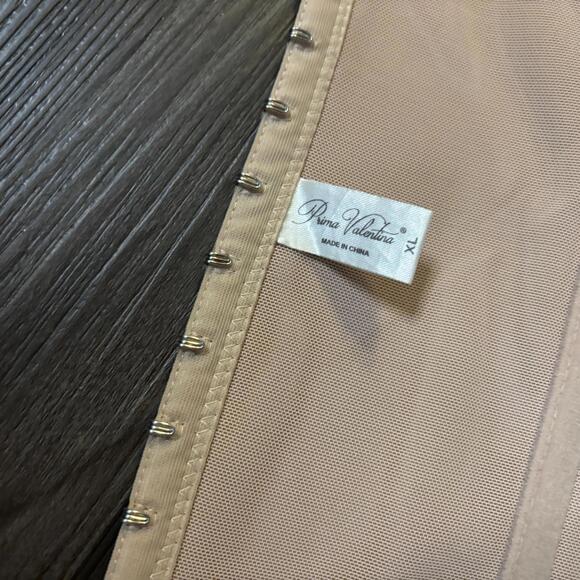 Prima Valentina Waist Trainer Shapewear Corset Size XL Boned Beige Nude Color - Picture 6 of 9